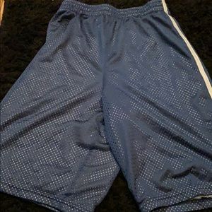 blue basketball champion shorts